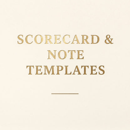 Socrecard & Note Templates (E-book)