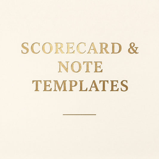 Socrecard & Note Templates (E-book)
